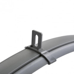 Kerékpár sárvédő Simpla Ubiquit 28 col 45 mm piros