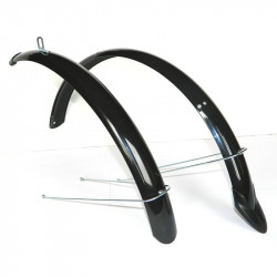 Kerékpár sárvédő Velotech 28 col 48 mm fekete Sportszer Velotech