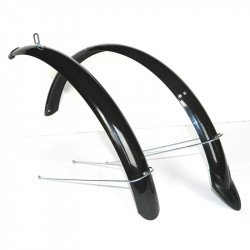 Kerékpár sárvédő Velotech 28 col 48 mm fekete Sportszer Velotech