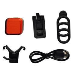 Kerékpár lámpa hátsó Velotech Quad