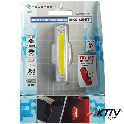 Lámpa Velotech első villogó 16