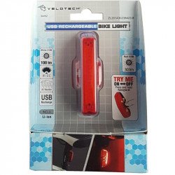Lámpa Velotech hátsó villogó 16 Sportszer Velotech