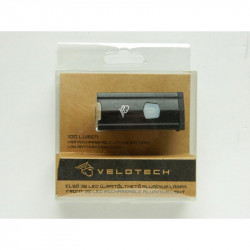 Kerékpár lámpa első Velotech alumínium