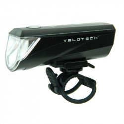 Kerékpár lámpa első Velotech 3 W elemes Sportszer Velotech