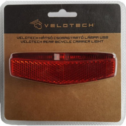 Kerékpár lámpa csomagtartóra USB 1 LED