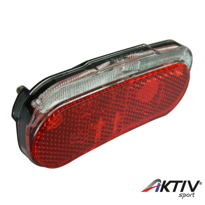 Kerékpár lámpa csomagtartóra dinamós