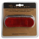 Kerékpár lámpa csomagtartóra dinamós