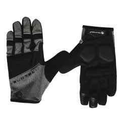 Kerékpár kesztyű Velotech hosszú ujjú szürke Sportszer Velotech