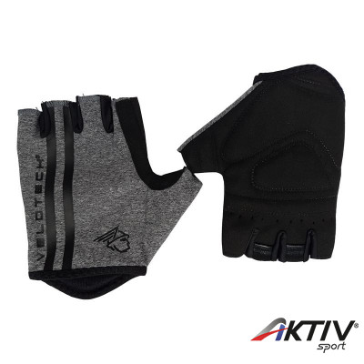 Kerékpár kesztyű felnőtt Velotech szürke