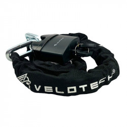 Kerékpárzár láncos Velotech 0,8x90 cm fekete BLACK WEEK Velotech