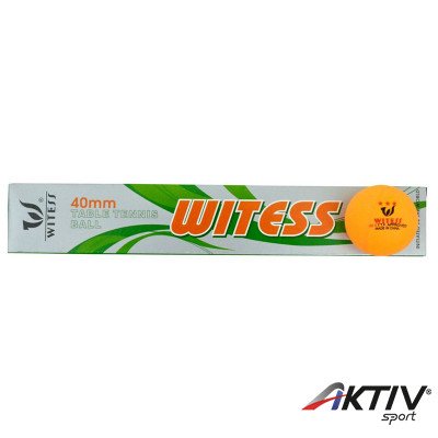 Pingponglabda 6 db/doboz 40 mm sárga