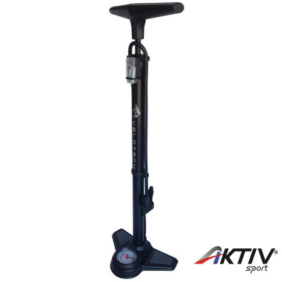 Kerékpár pumpa nagynyomású nyomásmérős Velotech