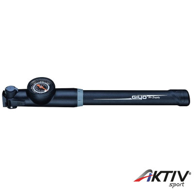 Kerékpár pumpa mini nyomásmérős Giyo műanyag