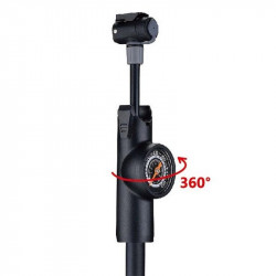 Kerékpár pumpa mini nyomásmérős Giyo műanyag