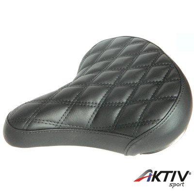 Kerékpár nyereg DDK steppelt fekete