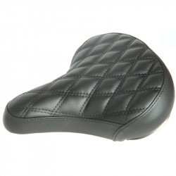 Kerékpár nyereg DDK steppelt fekete Sportszer DDK