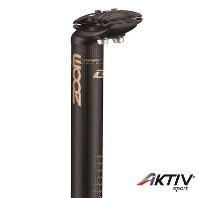 Nyeregcső ZOOM 27,2x400 mm fekete