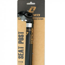 Nyeregcső ZOOM 27,2x400 mm fekete