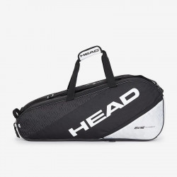 Tenisztáska Head Elite 6R Combi fekete-fehér