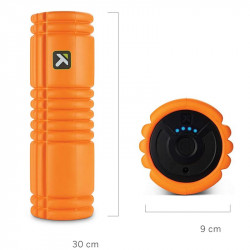 Masszázshenger vibrációs TriggerPoint GRID Vibe Plus 30 cm narancs