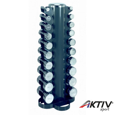 Kézisúlyzó tartó torony Tunturi 10 pár súlyzóhoz