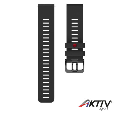 Óraszíj Polar Vantage M és Grit X sportórához szilikon fekete M/L