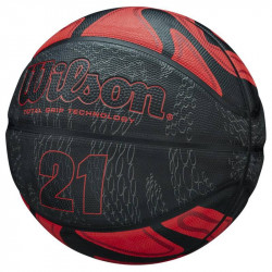 Kosárlabda Wilson Series 21 gumi 7-es méret piros-fekete