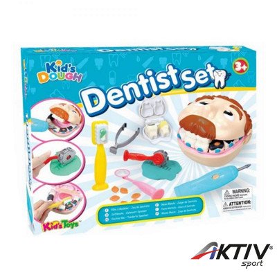 Fogorvos gyurmakészlet 12 darabos