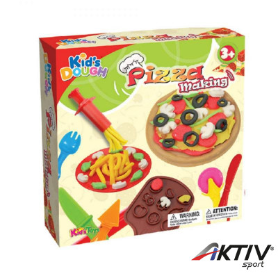 Pizzakészítő gyurmakészlet 13 darabos