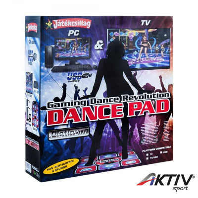 Dance Revolution táncszőnyeg PC-re és TV-re csatlakoztatható