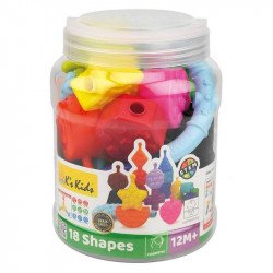 Ks Kids építhető formák 18 darabos Kreatív készletek Kid\'s Toys