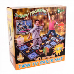 TV-re és PC-re csatlakoztatható iker táncszőnyeg Szórakoztató játékok Vegatoys