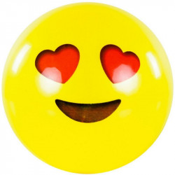 Játéklabda Emoji 20 cm változó mintázattal