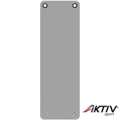 Fitnesz szőnyeg Trendy ProfiGymMat 180x60x1 cm felakasztható szürke