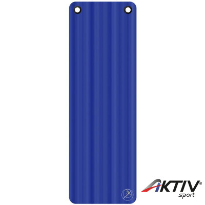 Fitnesz szőnyeg Trendy ProfiGymMat 180x60x1,5 cm felakasztható kék