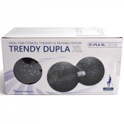 Masszírozó labda Trendy Dupla XL fekete-piros
