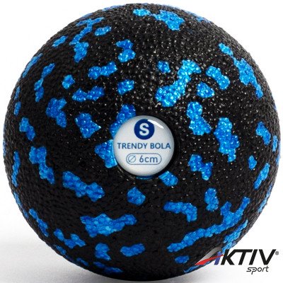 Masszázs labda Trendy Bola fekete-kék 6 cm