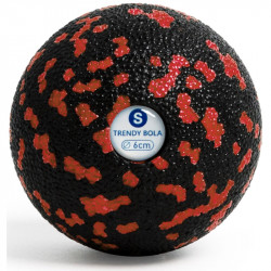 Masszázs labda Trendy Bola fekete-piros 6 cm Fitness Trendy