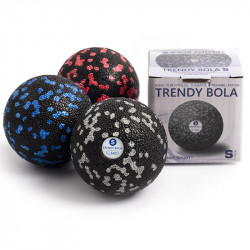 Masszázs labda Trendy Bola fekete-piros 8 cm