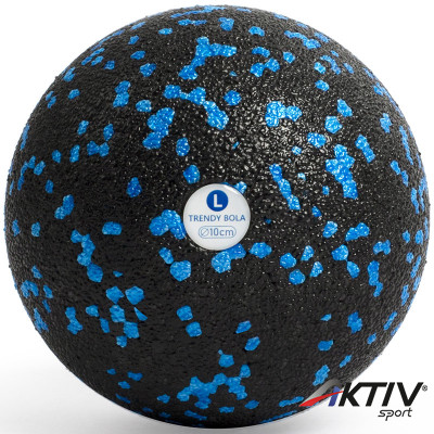 Masszázs labda Trendy Bola fekete-kék 10 cm