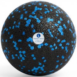 Masszázs labda Trendy Bola fekete-kék 10 cm Fitness Trendy