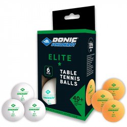 Ping-pong labda Donic Elite 1 csillagos 6 db Sportszer Donic