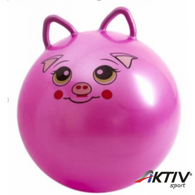 Ugrálólabda rózsaszín 45 cm