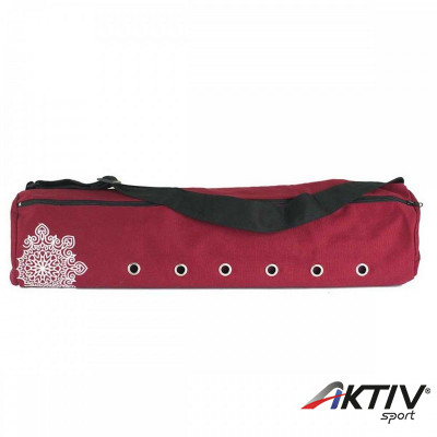 Jóga matrac tartó zsák Amaya 69x13 cm piros