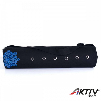 Jóga matrac tartó zsák Amaya 69x13 cm fekete