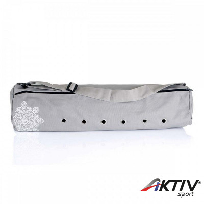 Jóga matrac tartó zsák Amaya 69x13 cm szürke