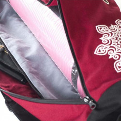 Jóga matrac tartó zsák Amaya 69x13 cm szürke