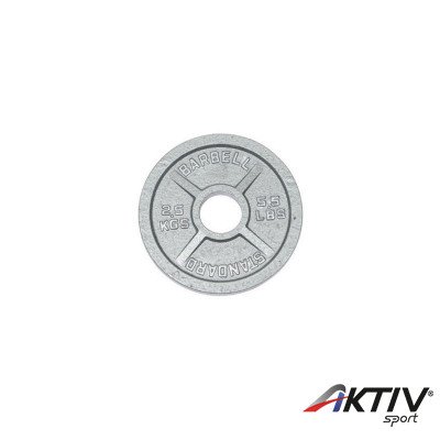 Súlytárcsa öntöttvas Amaya 2,5 kg 51 mm