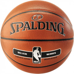 Kosárlabda Spalding NBA Silver kültéri/beltéri méret: 5 Sportszer Spalding