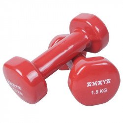 Kézisúlyzó vinyl Amaya 2x1,5 kg Fitness Amaya